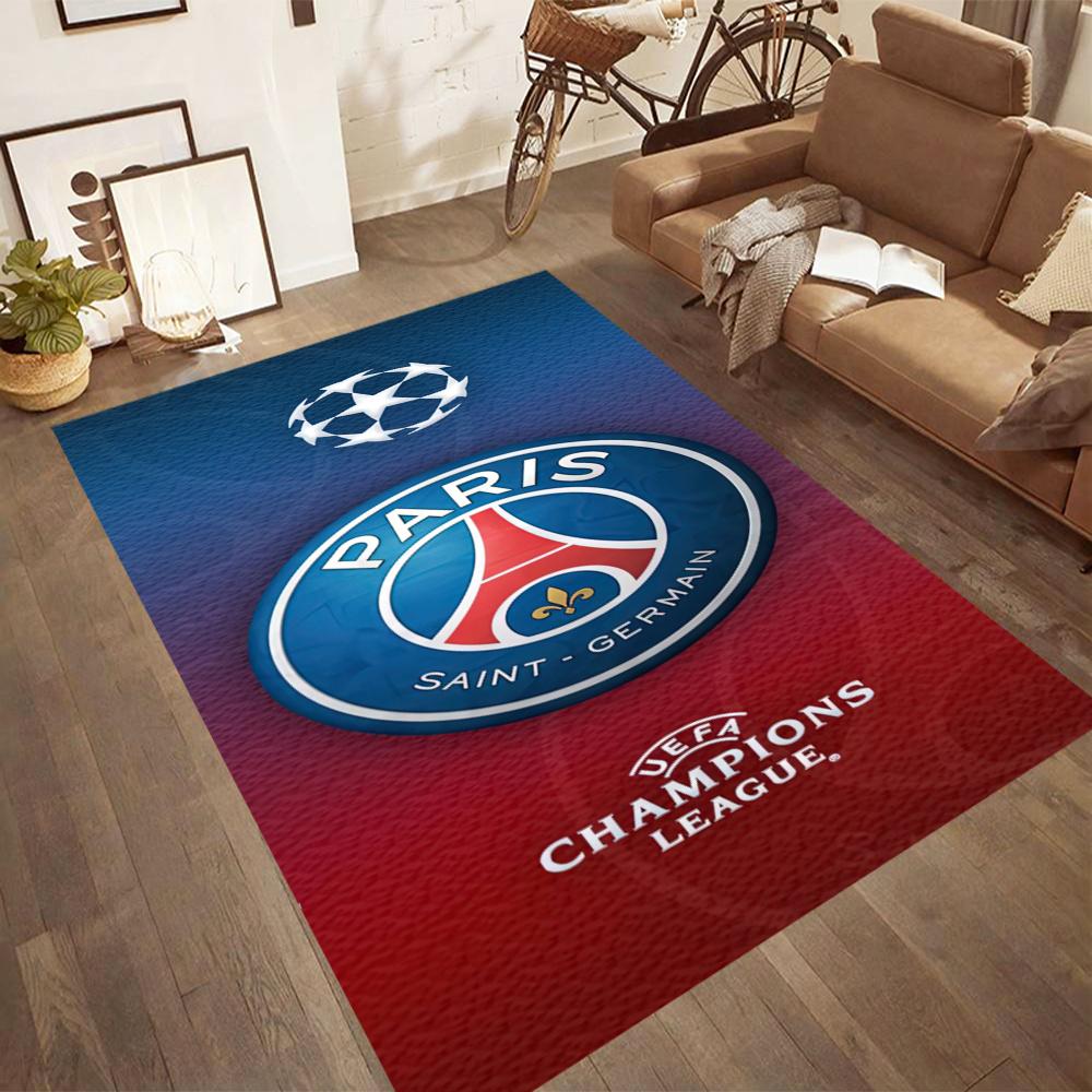 Paris Saint Germain Floor Mat Design For Entryway Dormitory Bedrooms Playrooms Antislip Carpet Anime Office Decor Birthdaychristmas Gift