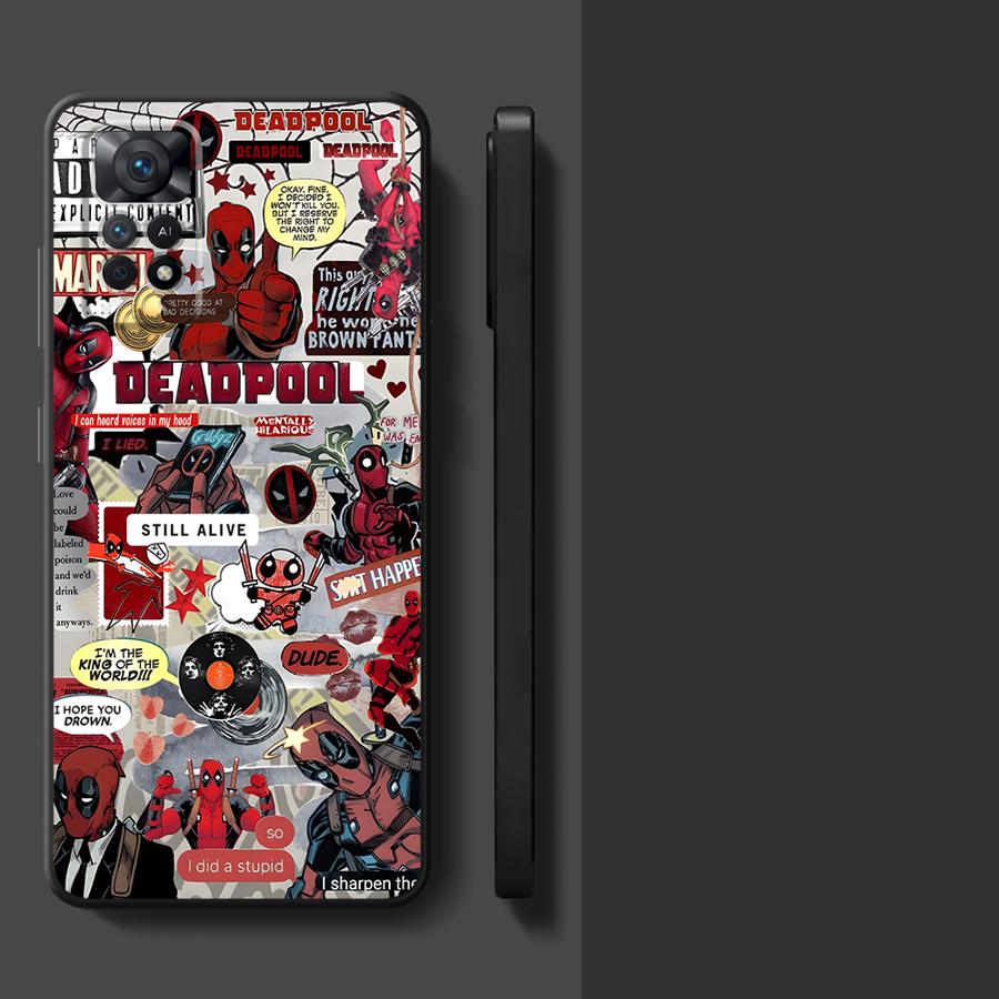 Marvel Iron Man Logo Funda Phone Cover Case for Xiaomi Redmi Note 9 7 8 11 10 10S 9S 14 12 Pro 13 Pro Plus 11s 12s