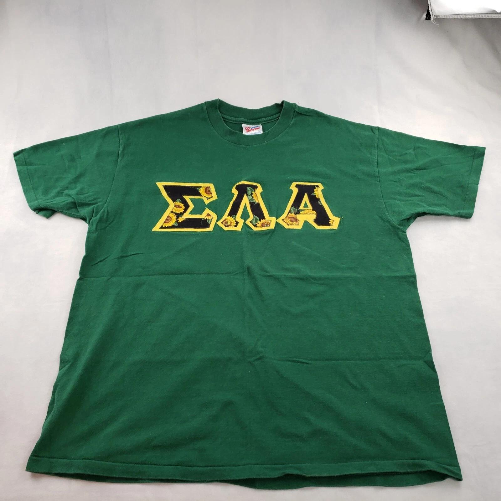 Epsilon Lambda Alpha T Shirt XL Vintage Single Stitch Sewn Letters M