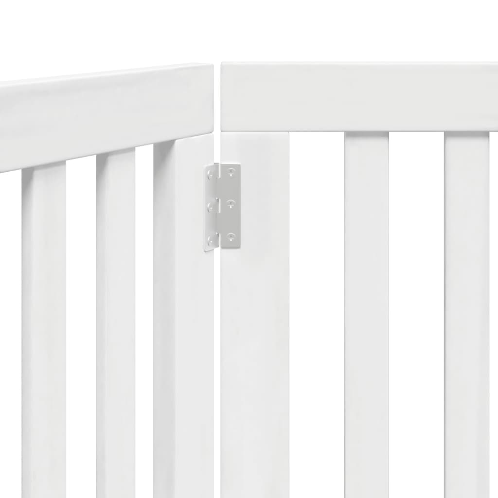 Vidaxl Foldable Pet Safety Gate, 2 Panels, White, 160Cm