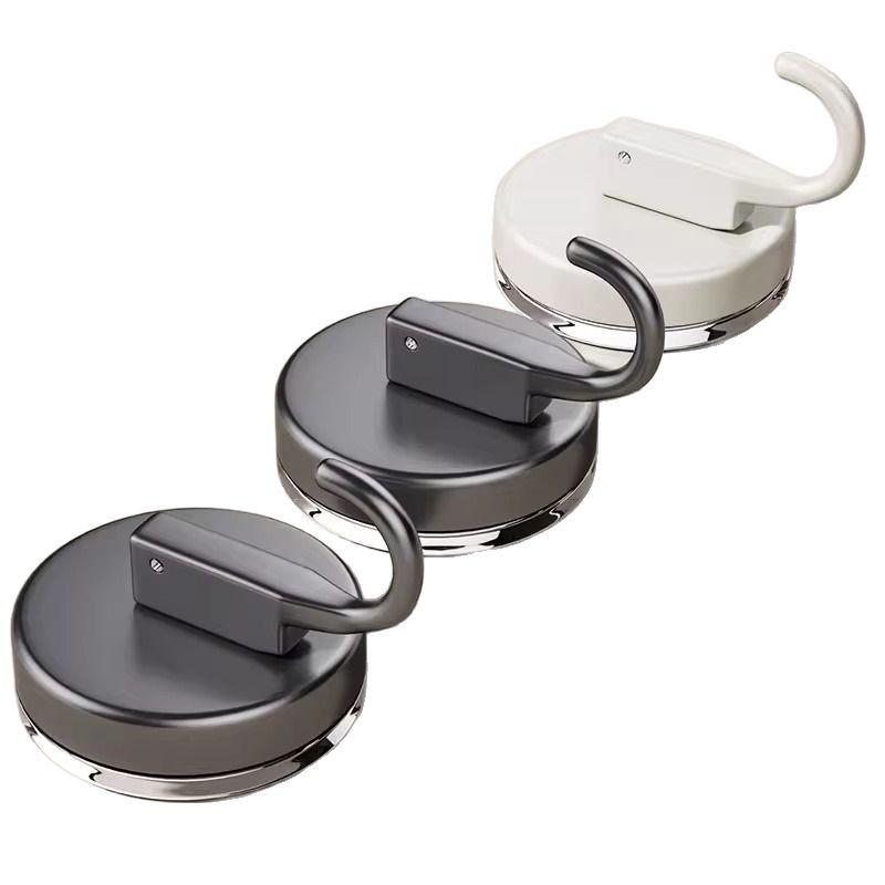 Gancio con Ventosa Senza Tracce e Senza Forare per Cucina, Bagno e Porte - Forte Portata, Montaggio a Vuoto Adesivo.