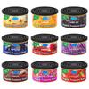 Car Air Fresheners Wooden Block Canned Odor Eliminator Fragrance Long-Lasting Strong Aromatherapy With Lid Interior Accessories