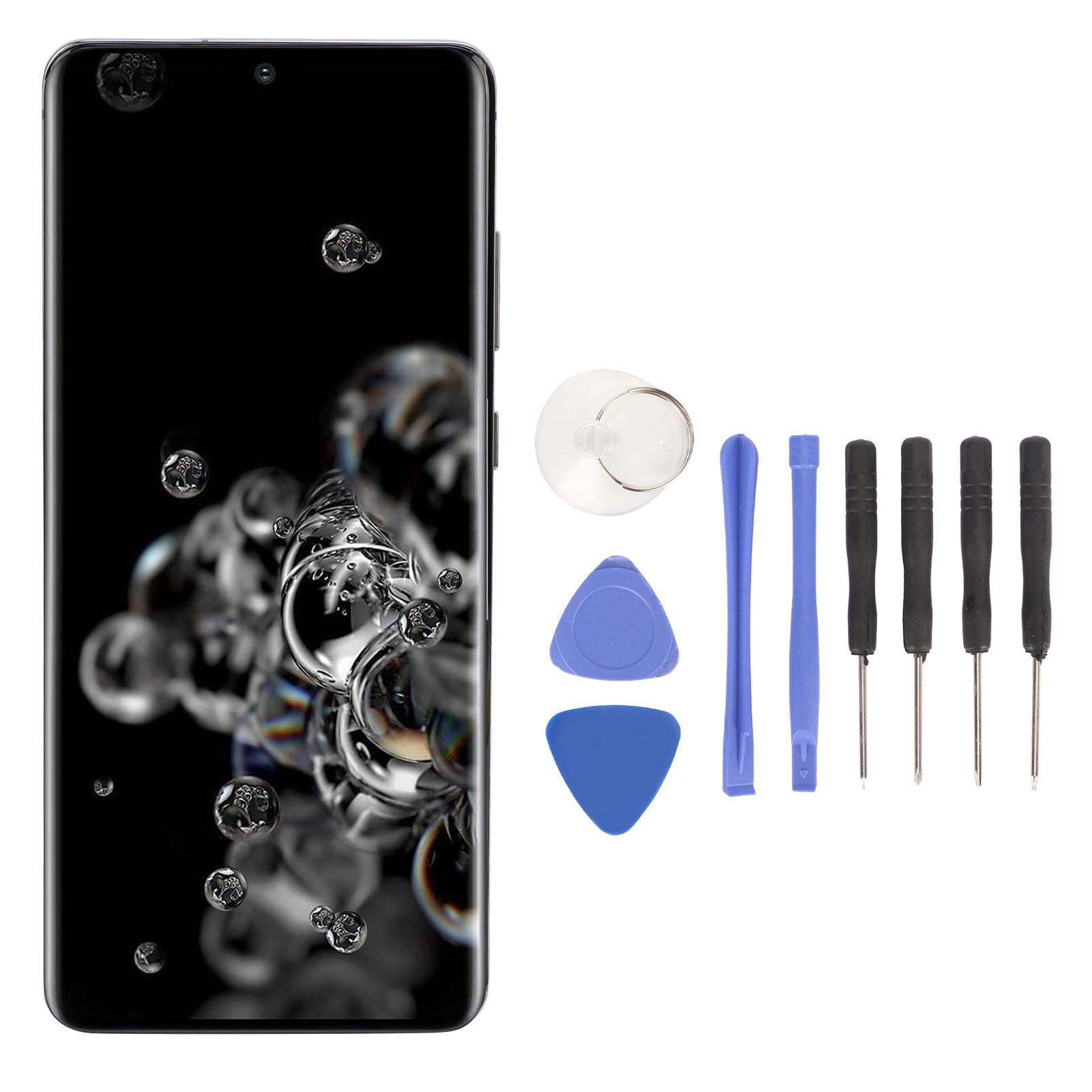 Replacement Screen for Galaxy S20 Ultra SM‑G988B DS EU International Version Touch Display Digitizer Assembly Repair grigio