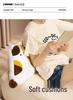 Pet-Themed Cat and Dog Hugging Pillow: Cozy Sofa and Bedroom Back Cushion with Adorable Multi-Pet Design