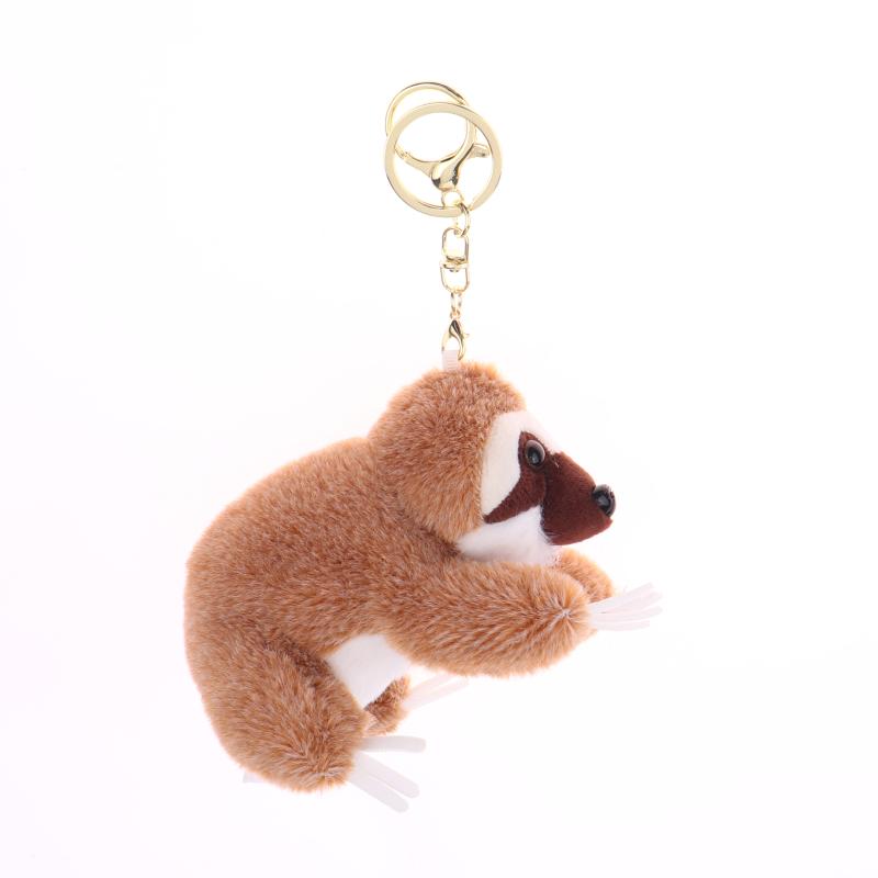 

Мультяшные плюшевые игрушки ленивцы, милые игрушки ленивцы, забавный домашний декор, мультяшный кулон для школьной сумки, брелок, кукла