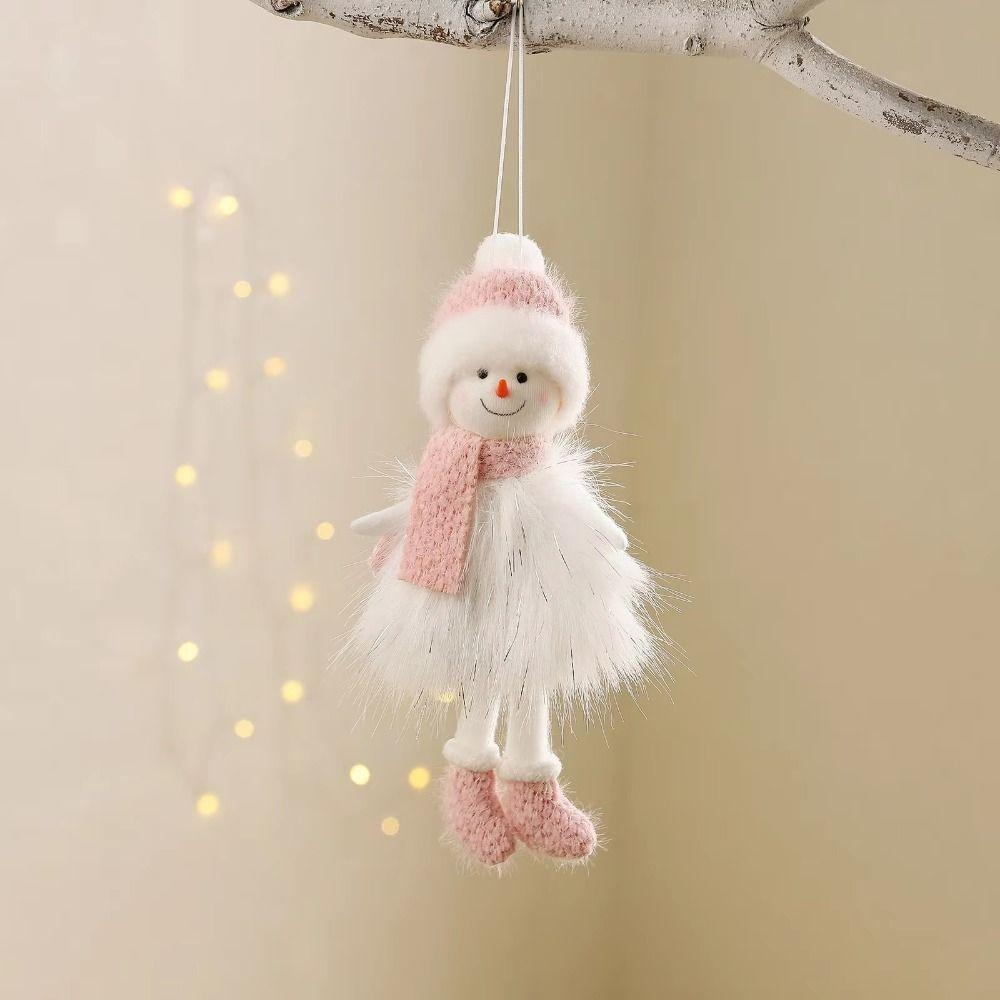 Creative Hanging Snowman Dolls Elegant Christmas Tree Decoration Snowman Ornaments Home Decor