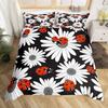 Grey Wildlife Leather Pattern Three-Piece Quilt Cover Digital Printing Bedding Set Bed Cover