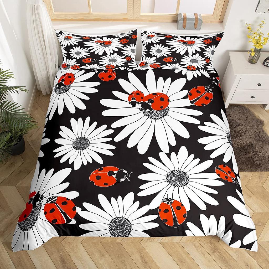 Grey Wildlife Leather Pattern Three-Piece Quilt Cover Digital Printing Bedding Set Bed Cover