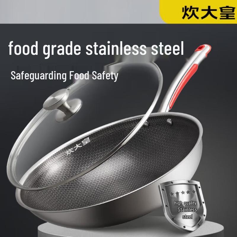 COOKER KING New Classical Honeycomb Non-stick Wok