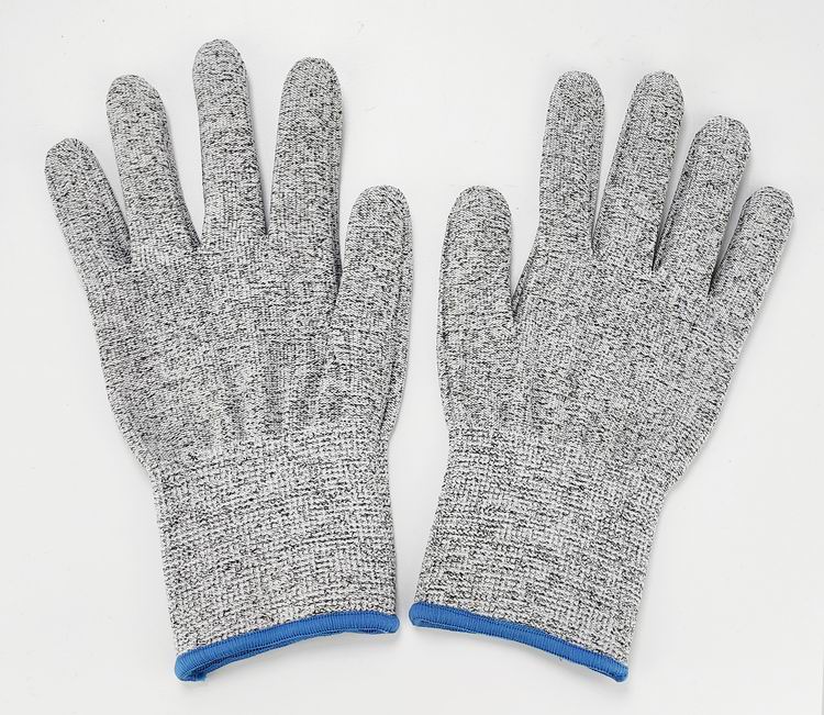Yulan CR102 High Performance Cut Resistant Hand Gloves Food Grade Cut Level 5 Protection Cut Resistant Glove for Kitchen (Gray,Xs) серый