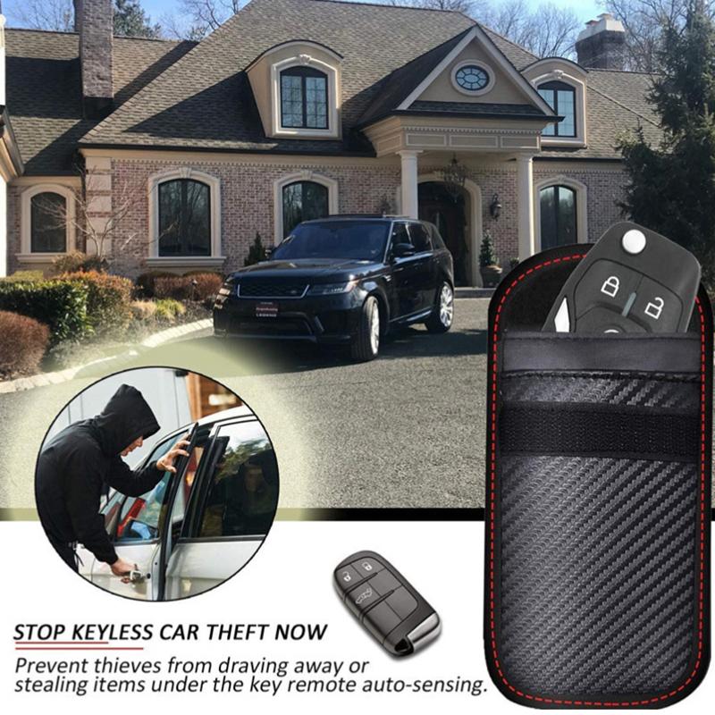 Car Key Signal Shielding Box Faraday Cage Remote Control Package Keyless Rfid Shielding Package Car Accessories