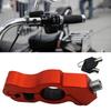 Motorcykelhandtagslås Stöldskydd CNC Aluminium Styrhandtagslås för Dirt Bike Moped Scooter ATV Rött