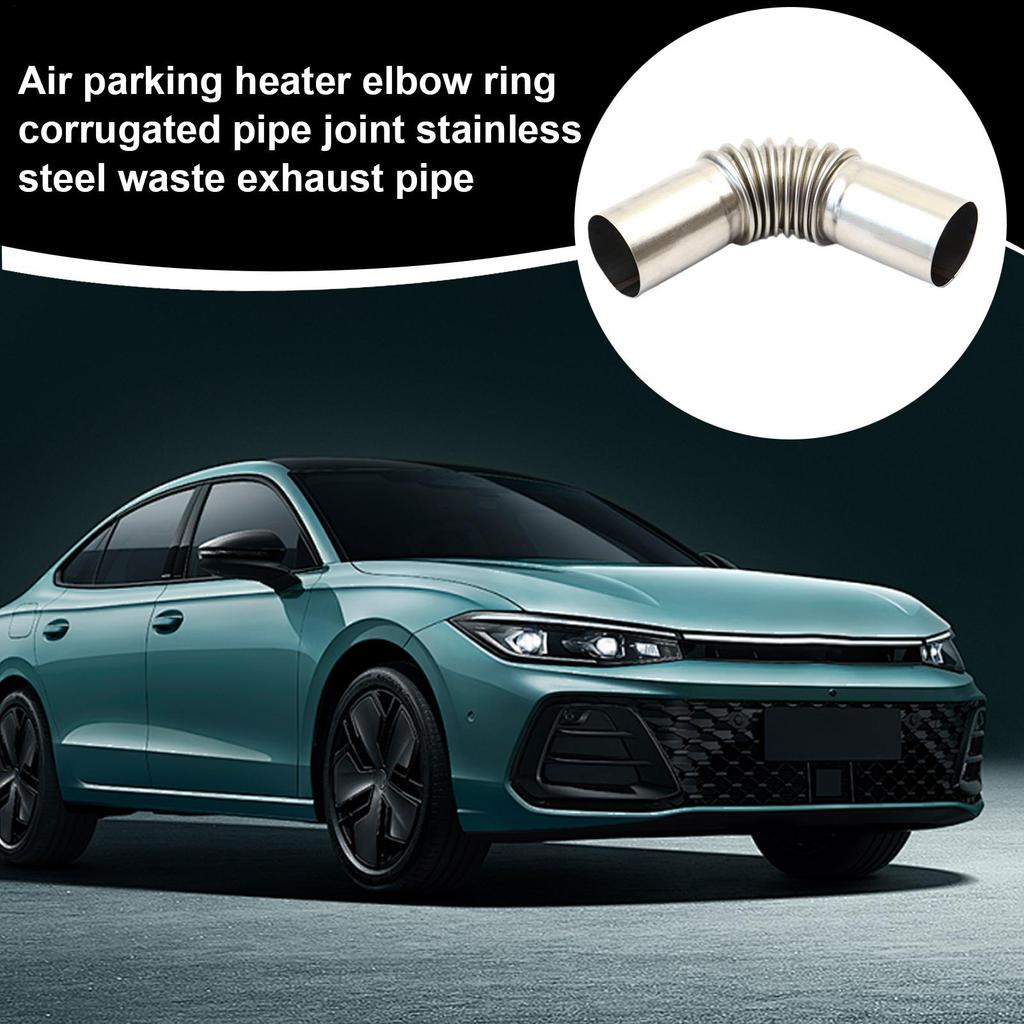 Exhaust Tubing Waste Extension Tube Temperature Resistant Air Parking Heater Elbow Exhaust Pipe For Vehicle Truck Motorcycle
