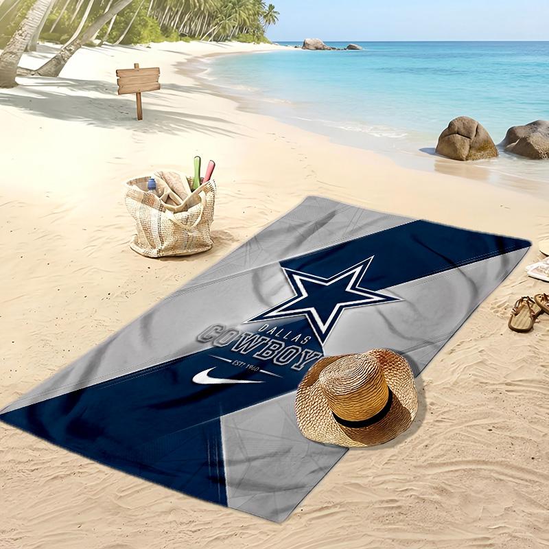 Dallas Cowboys Print Beach Towel Soft Portable Quick?dry Towel For Pool Summer Vacation Outdoor Sport