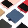 Thick Cardboard Jewelry Packaging Box Sponge Inside Necklace Drawer Jewelry Box Kraft Paper Earrings Jewelry Display Case
