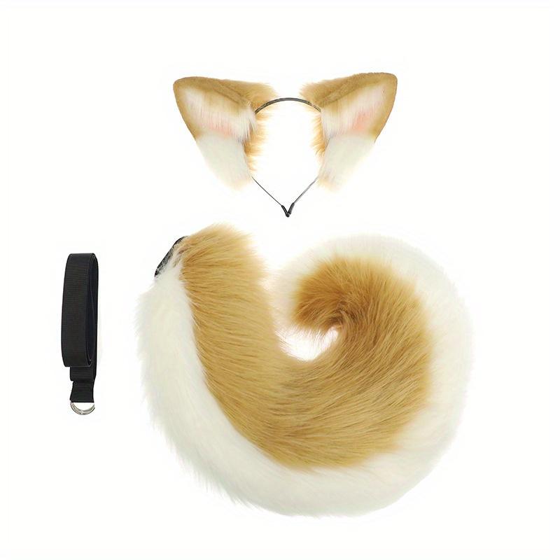 Halloween Shiba Inu Cosplay | Realistic Dog Ears Headband  Horns Cosplay Cat Ears