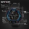 Sanda Men's & Women's Multifunction Waterproof Shockproof Watch with Alarm