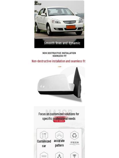 Ensemble de rétroviseur Kia Rio RIO - Comprend une garantie de 2 ans. Compatible avec d'autres rétroviseurs.