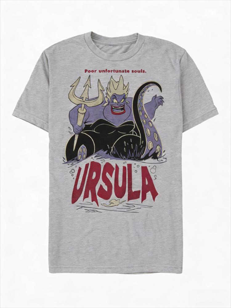 

Genuine 2026 New Beauty and The Beast His Beauty Cartoon Pattern High Quality WoUnisex TShirt Loose Short Sleeve S
