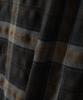 NONBLANK Bumpy Surface Check Ls Shirt_Dark Green
