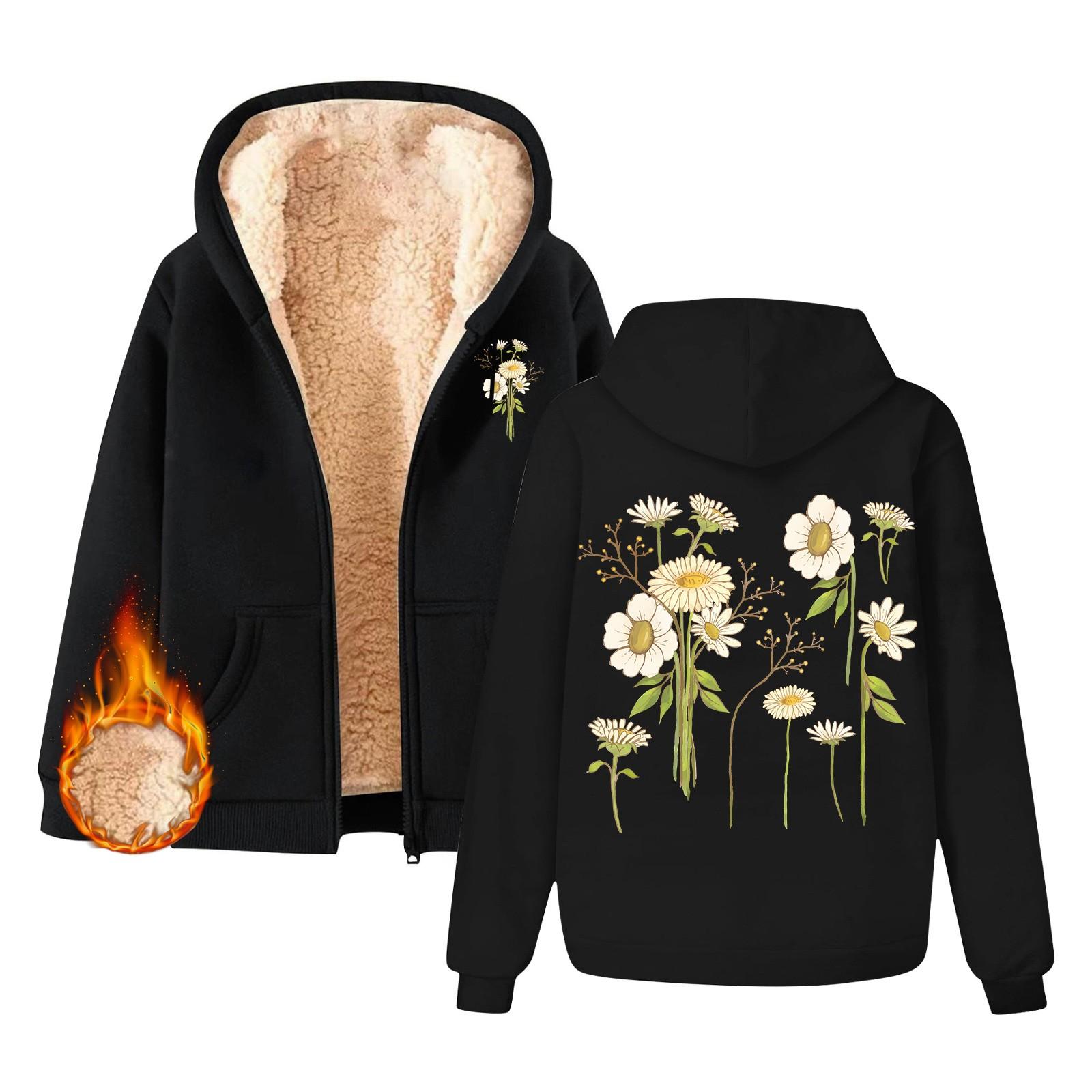 

Мужская и женская мода. Одно и то же пальто с флисовой толстой толстовкой с капюшоном. Кардиган с капюшоном. L чёрный