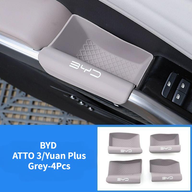 BYD ATTO 3 Yuan Plus Car Door Storage Box Four Doors Central Control Armrest Box Compartment Storage Box Auto Accessories