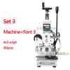 ZONESUN ZS-110 Press Trainer Heat Press Machine For Wood Presses PVC Paper Custom Logo Making Hot Foil Stamping Machine 300W