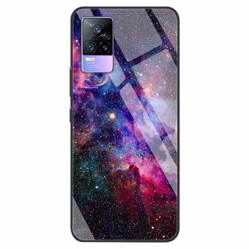 For VivoV21 5G Tempered Glass Case for Vivo V21 5G Soft Bumper Hard Funda For Vivo X60 Pro Global Phone Case X60 5G 2021 Cover