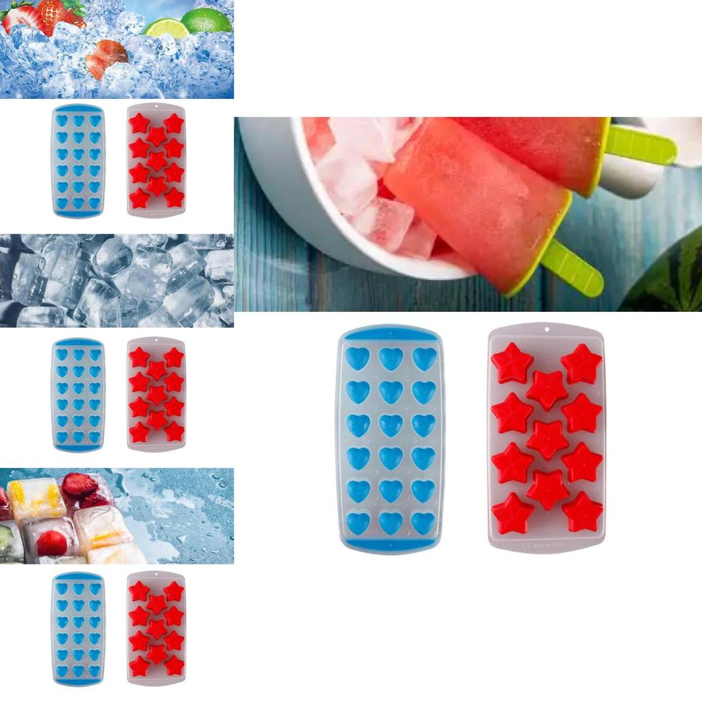 Silikonová forma na led s 11 kostkami se zábavnými ovocnými vzory Ideální pro zábavu a večírky