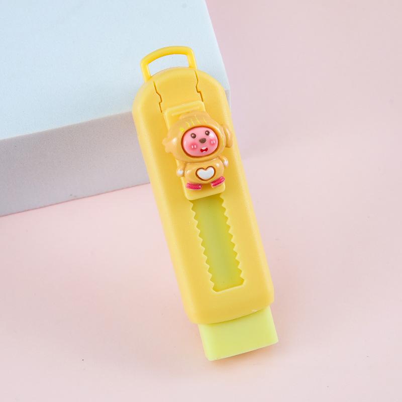 Cartoon Push-Pull No-Trace Eraser - Creative Stationery for Elementary Students