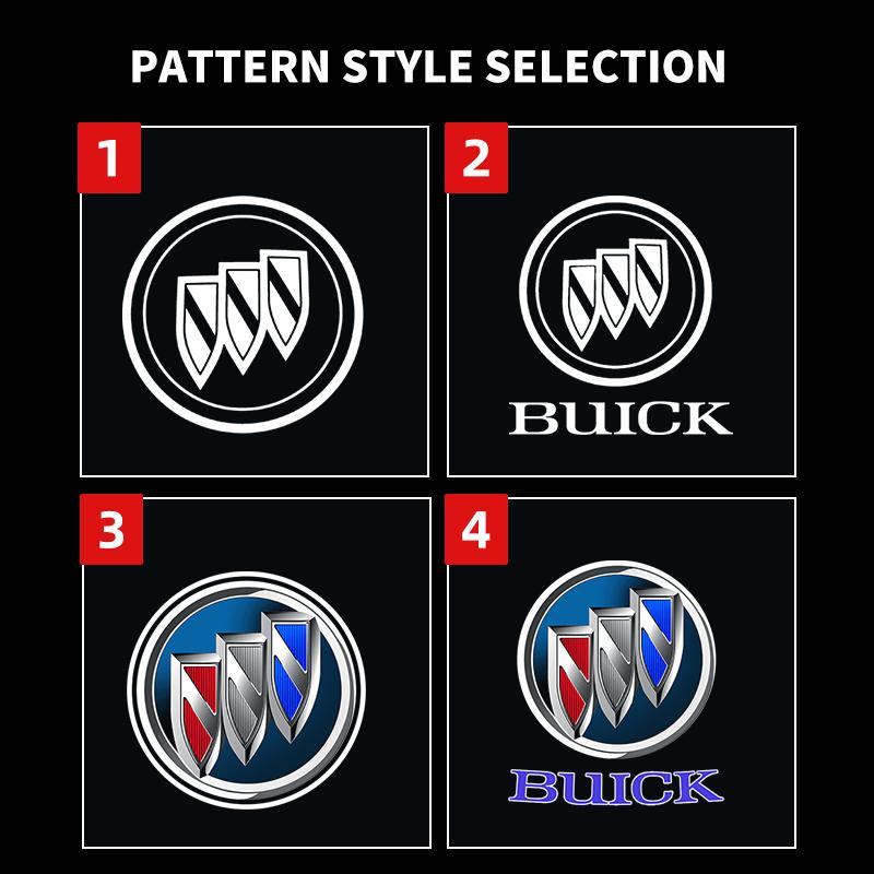 For Buick Lacrosse 2010-2020 Encore 2014-2016 Regal 2009-2014 Logo Projector Lamp Accessories Welcome Laser Ghost Shadow Light