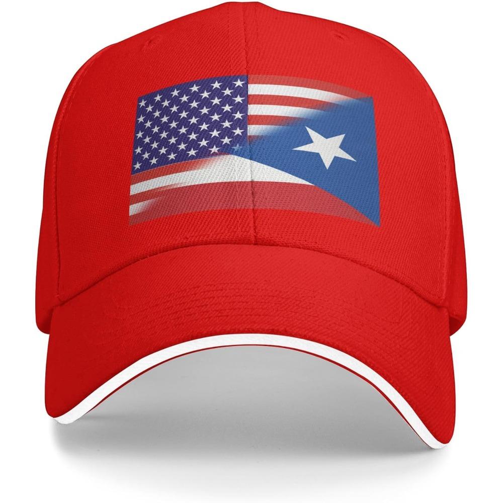 Sandwich Baseballkappe für Männer & Frauen, 3-lagiges Kontrastdesign, verstellbare Kappe, leichte, strapazierfähige Kappe