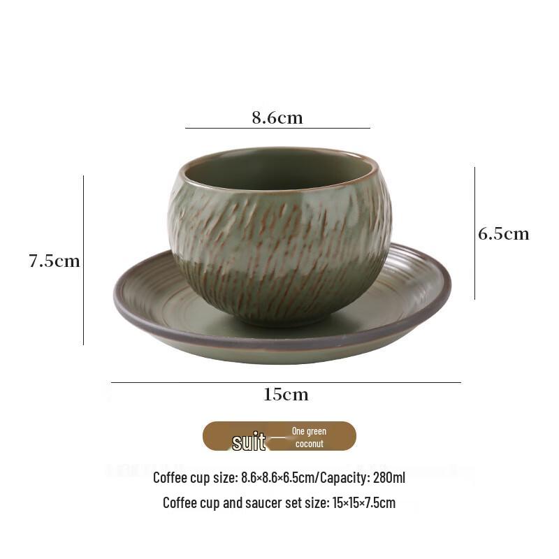 Creative Egg-shaped Latte & Cappuccino Cup Set