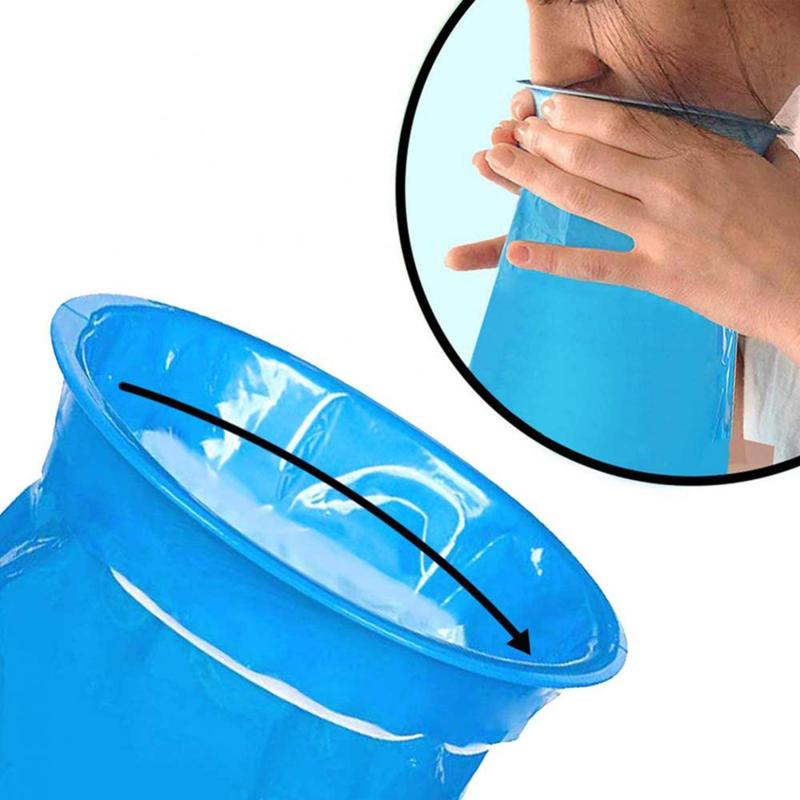 1000ML Disposable Vomit Bag Portable Disposable Travel Car Airplane Motion Sickness Nausea Pregnant Emergency Vomit Cleaning Bag