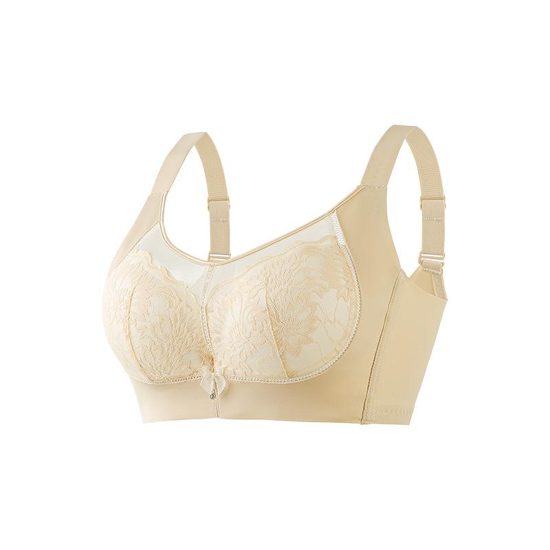 

Тонкий бюстгальтер полной чашки, который помогает уменьшить размер груди и предотвратить провисание 44/100BC света кофе