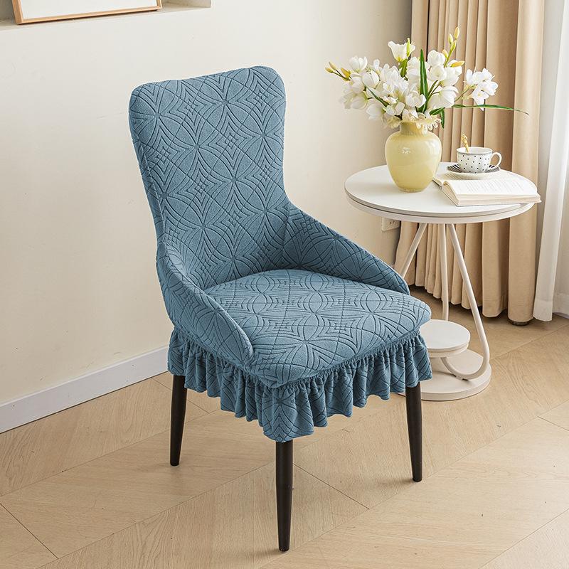 Special-shaped Armrest Style Elastic Chair Cover Simple Chair Cover Thickened Fleece Light Armrest Backrest Integrated Four-season Pass