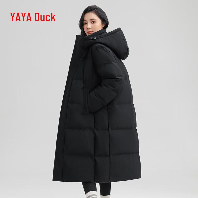 

Женский пуховик средней длины с капюшоном Yaya S