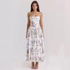 Temperament Elegant Gentle Wind Thin Floral Suspender Dress Fairy