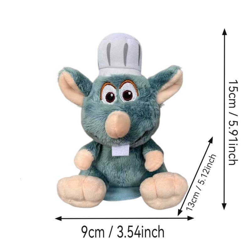 Ratatouille Plush Mouse Magnet Toy With Magnetic Base For Kids And Collectors