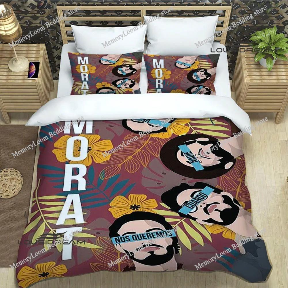Art Style Unique Morat Pop Band Bedding Set Queen/King Size Duvet Cover Comforter Soft Bed Sheet Set Home Decor Luxury Gift