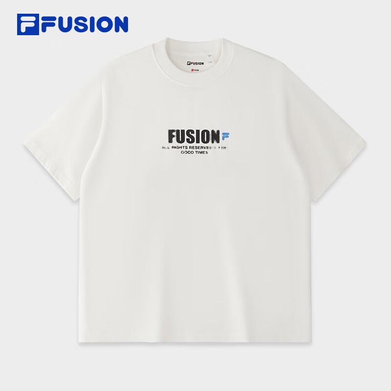 FILA FUSION Unisex Knit Short Sleeve T-Shirt L