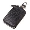 [Revetta] Crocodile Leather Smart Key Case, Black, Genuine Leather, Men's, Matte Finish [083-1crk-1]