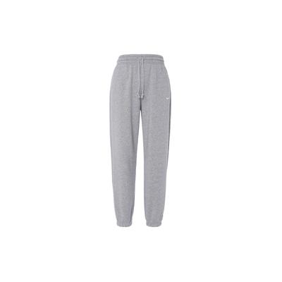 Μινιμαλιστικό Μάρκα Μικρό Λογότυπο Κεντημένο Άνετο Αθλητικό Ριμπ Κασουάλ Παντελόνι Γυναικείο παντελόνι Γκρι FZ5997063