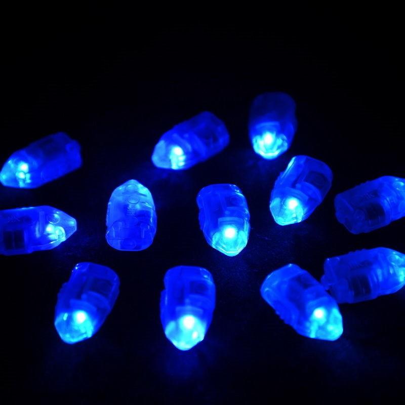 10 stk/sett Selvlysende Ballonglys LED Ballonglys Bryter Blinkende Ballonglys Kule Fargerikt Ballonglys