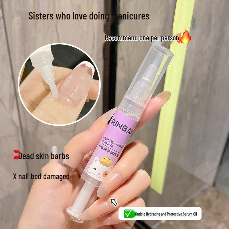

RINBAK Cuticle Essence Pen: Moisturizing Anti-Hangnail Nail Oil. One Pen