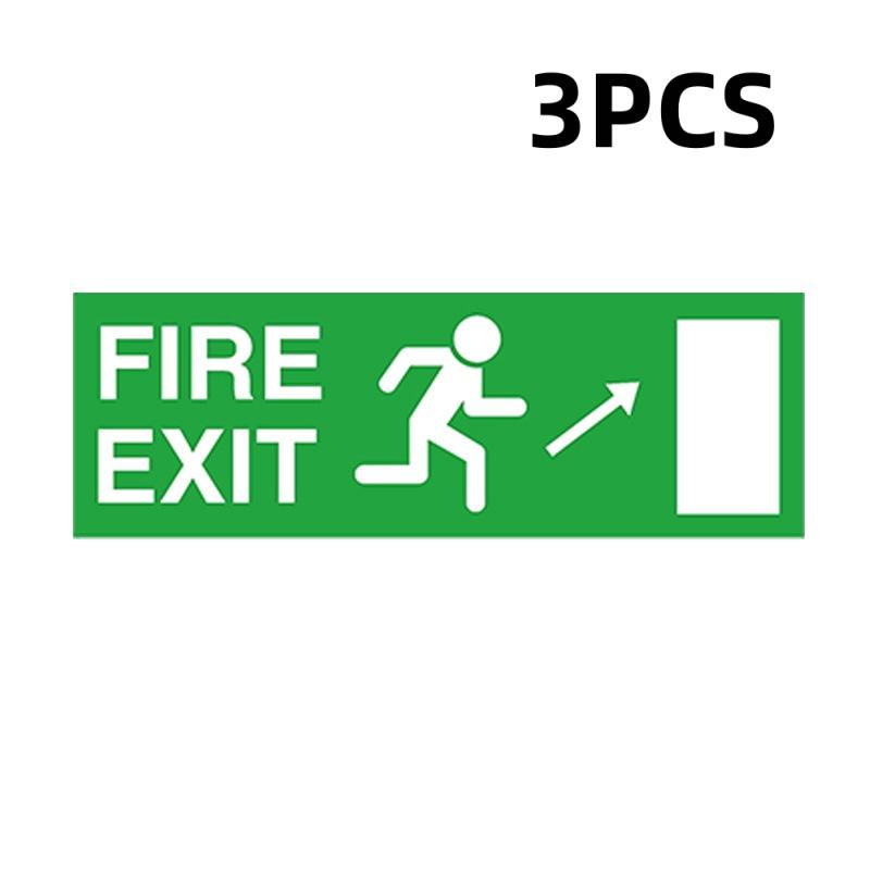 NEW 1/3Pcs Doors Stairs Home Garage Bumper Waterproof Warning Signage Design Safety Signage Car Parts