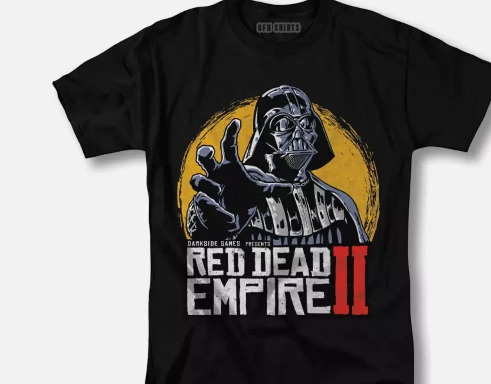 26 Red Dead Empire Shirt Star Wars Red Dead Redemption Graphic Design T-Shirt Unisex T-Shirt L