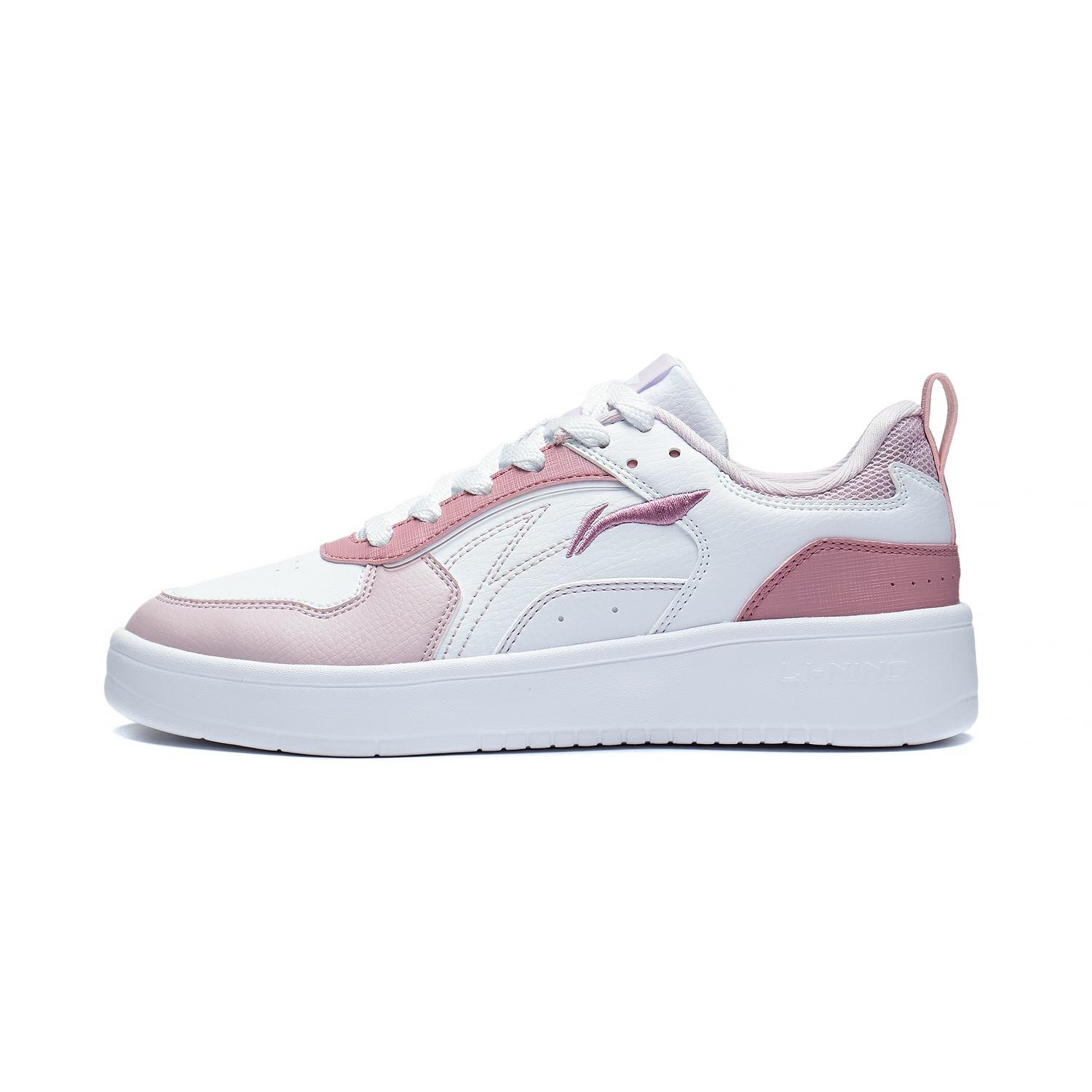 (WMNS) Li-Ning Xingchuan Skate Sneakers  White Pink  Women s AGCT148-5 EU 35