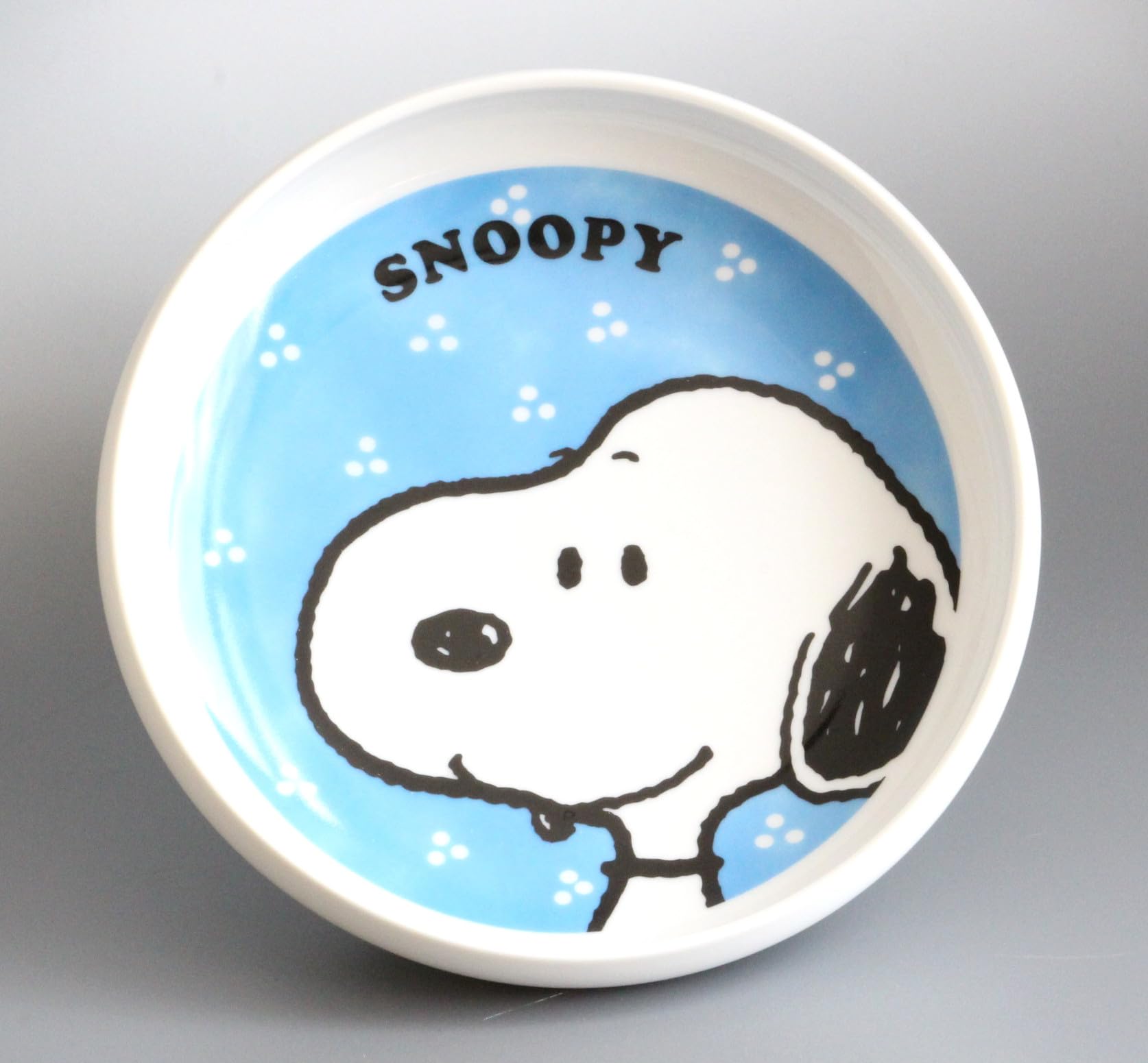 

Face Dinner Diameter x Microwave and Dishwasher Made in Product 889196 PEANUTS Snoopy Easy-Scoop Plate, Large, Approx. 7.7 3.3 Height, Safe,