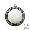 New Year's Day Accesories Fit Round 30-35mm Glass Cabochon Base Setting Tray Accessories Parts Souvenir Accessory Parts